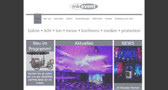 Desktop Screenshot of mkevent.de